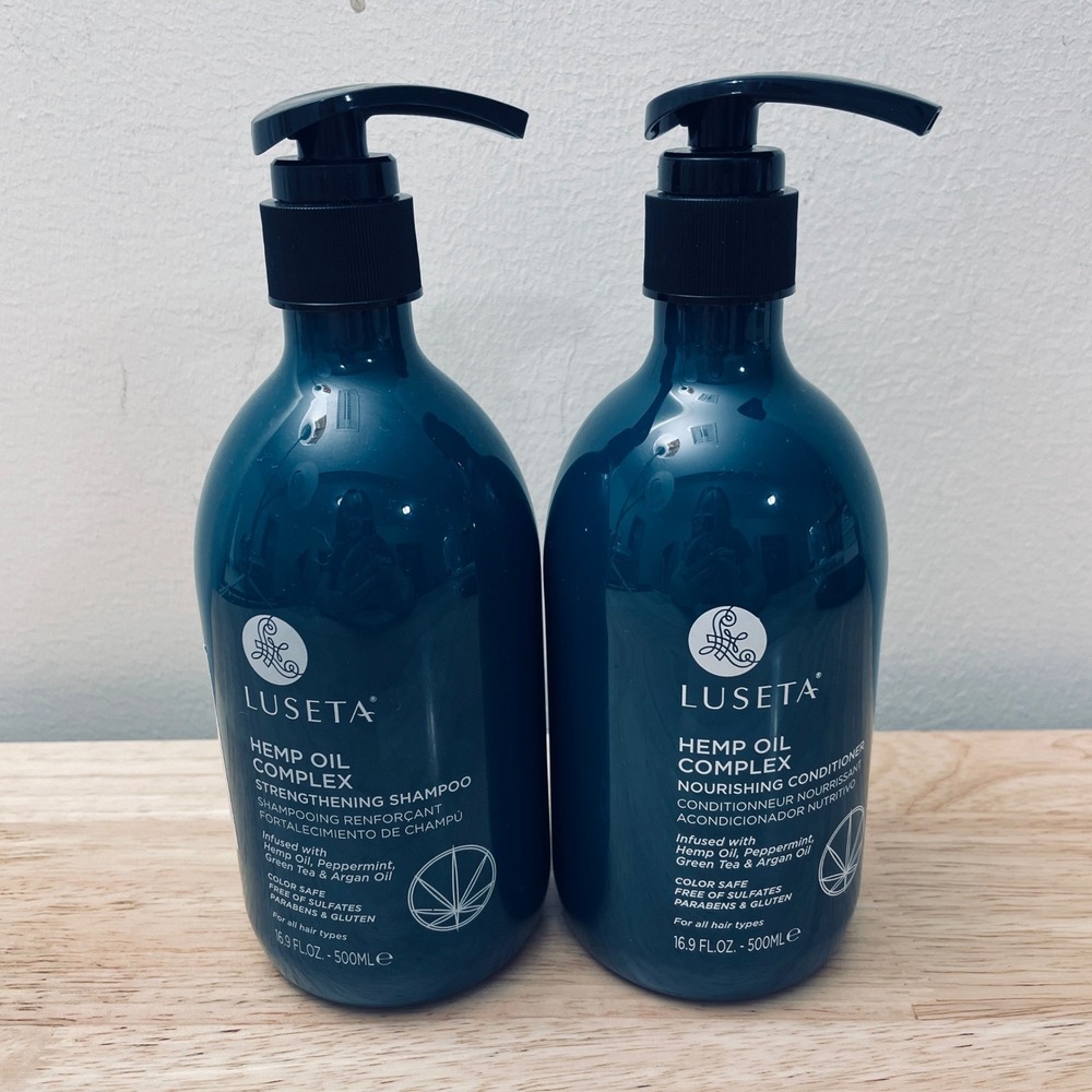 Luseta Hemp Oil Complex Strengthening Shampoo & Nourishing Conditioner Set
